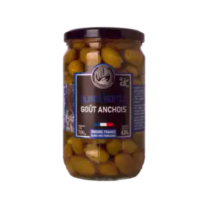 Acheter Grand Format Lucques  <br> Olives Verte Goût Anchois  - Maison Desclaux