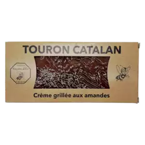 Acheter Touron Catalan Crème Grillée aux Amandes  - Maison Desclaux