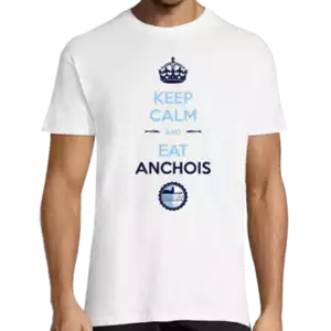 Acheter T-shirt <br> Keep Calm Blanc  - Maison Desclaux